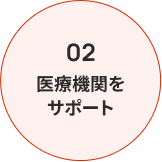 02 医療機関をサポート