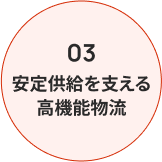 03 安定供給を支える高機能物流